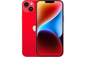 Apple iPhone 14, 128GB (eSIM only), (Product) RED - Unlocked (Renewed)