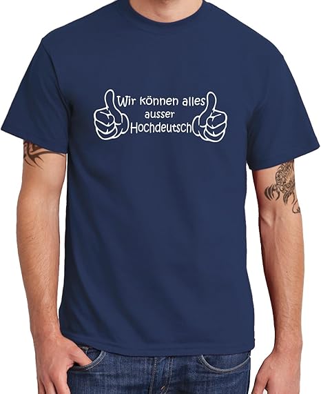 Wir Können Alles Außer Hochdeutsch - Wir können Alles außer Hochdeutsch - Boys T-Shirt: Amazon.de: Bekleidung