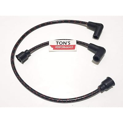 Moroso Blue 8mm Wires Moroso Blue MAX 8mm Spark Plug Wires For Harley Big Twin 91-98 FXD Dyna Softail - Performance Upgrade FXD Dyna Softail Ignition Wires