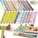 JOYIN Toy 72 PCs Slap Bracelets Valentines Day Party Favors Pack (24 Designs) with Colorful Hearts Animal Emoji and Unicorn for Valentines Gift and Classroom Exchange primary