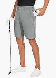 JWM Mens 9" Stretch Golf Shorts - Lightweight