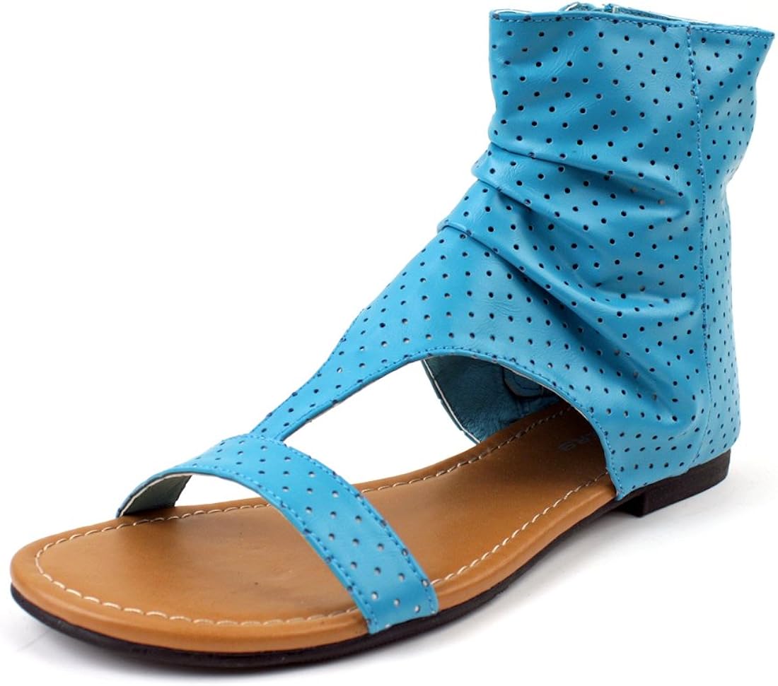 Amazon.com | Luckers Women's Turquoise Gladiator Sandals (6 B(M) US) | Flats