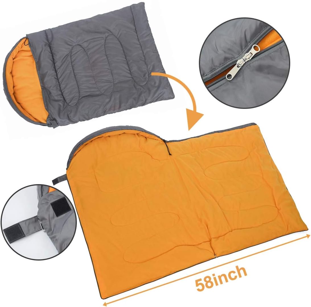 OROOTL Dog Bed Sleeping Bag for Pet Warm Travel Bag Pet Sleeping Bag Backpack Portable Lightweight Dog Travel Bed Mattress Pets Mat for Traveling Camping Hiking Outdoor Indoor - Image 5
