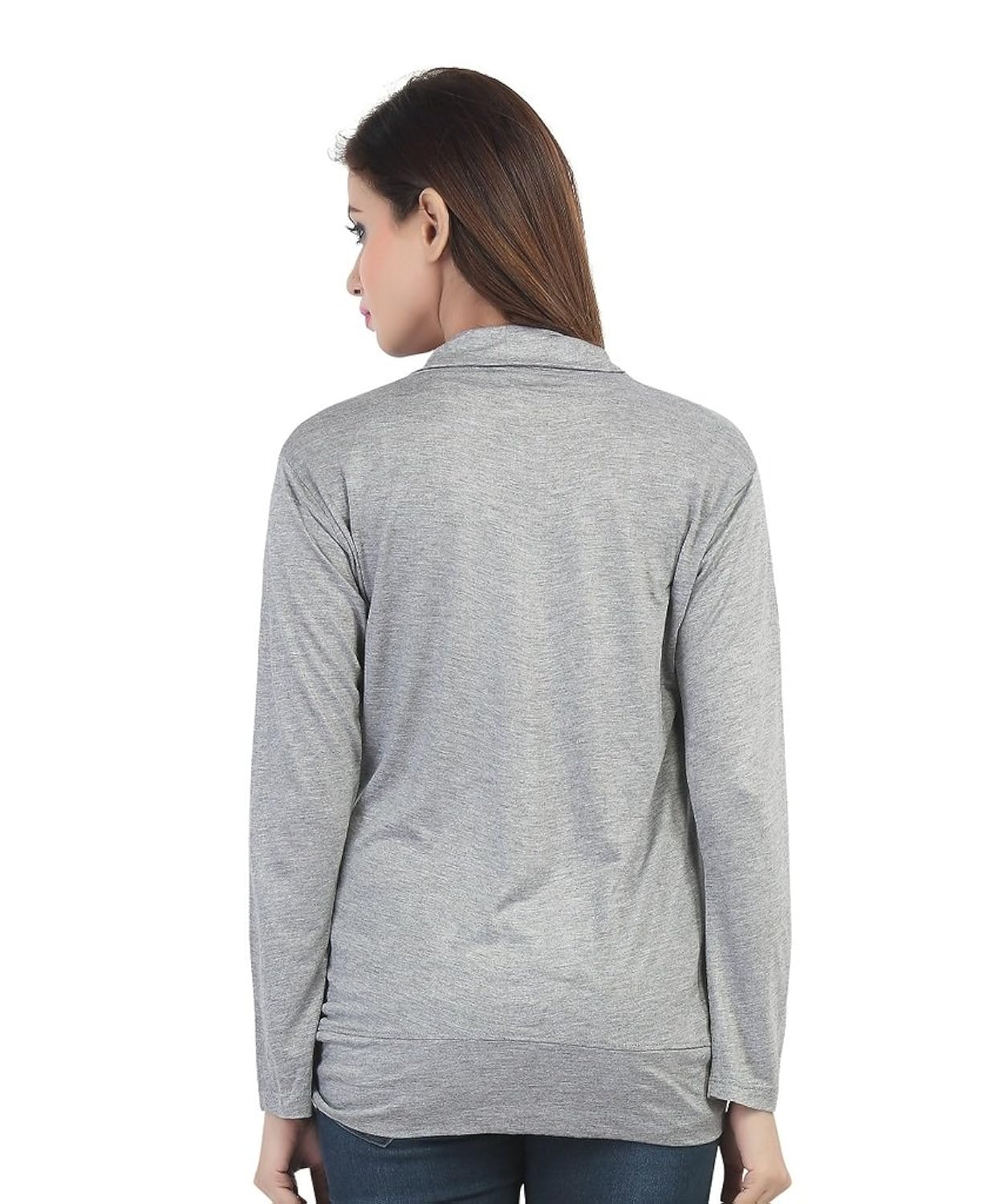 bfly women's viscose short shrugs-pack of 3 (grey, black & white)