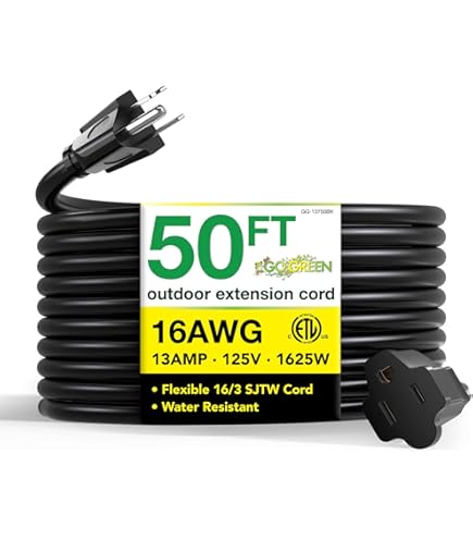 Grow1 120V 16 Gauge Extension Cord 50' - Image 3