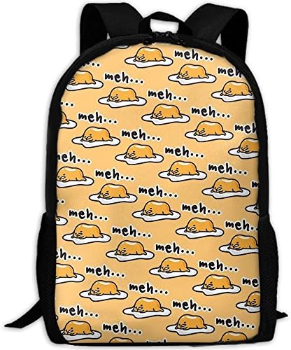 Gudetama Cute Adult Outdoor Leisure Sports Backpack And School Backpack