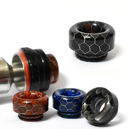 Vaportown 810 Bienenwabe Harz Mundstücke Drip Tip für SMOK TFV8 Cloud Beast, TFV12 Beast King, TFV8 Big Baby Beast, TFV8 X-Ba