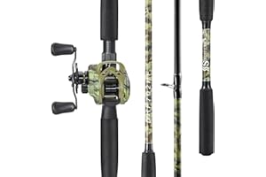 Sougayilang Fishing Pole Casting Reel Combo with Durable Rod Handle, Medium Heavy for Catfish Salmon and Steelhead- 7'0"