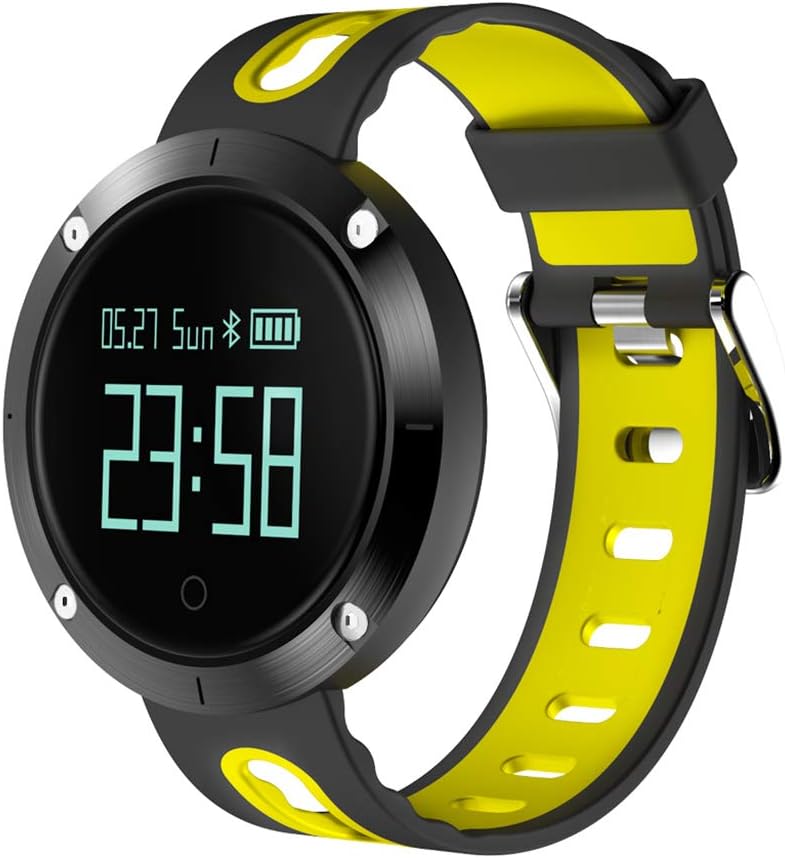 WTGJZN Bluetooth Smartwatch Heart Rate Wristband with Blood Pressure Monitor Fitness Tracker Sports Band Smart Watch DM58 Pulse