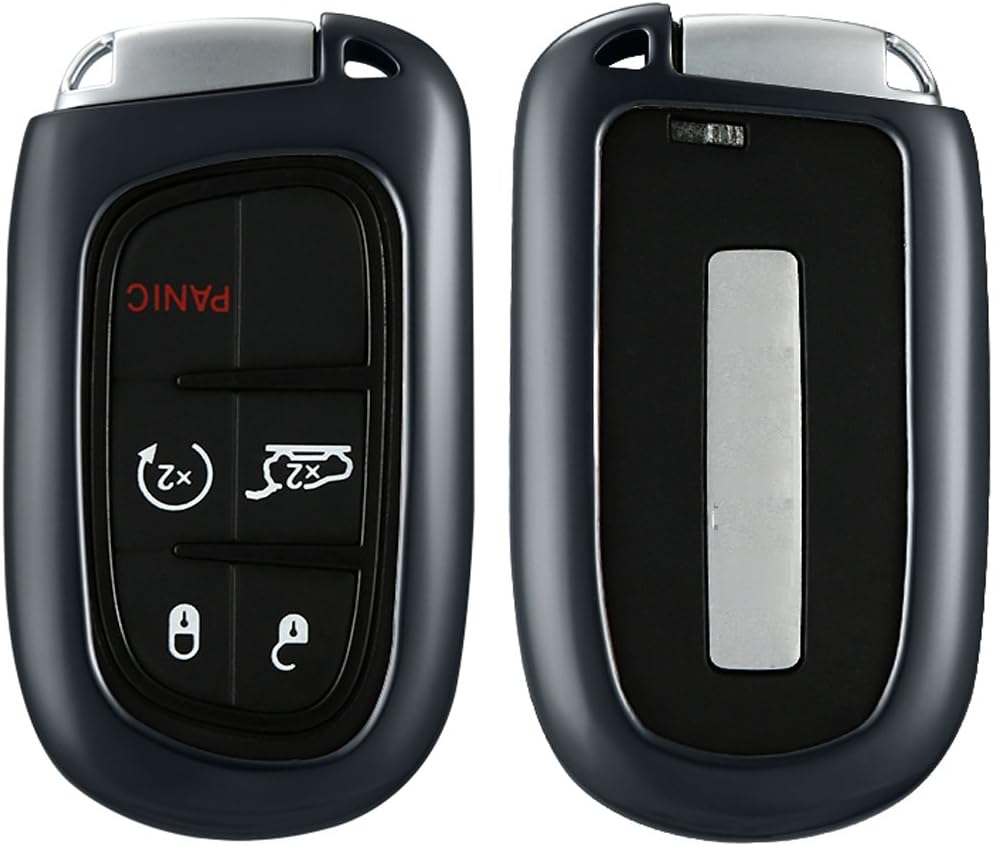 Cover Telecomando Jeep Renegade E Fiat 500x - Custodia In Silicone Verde Antiurto - Foto 4