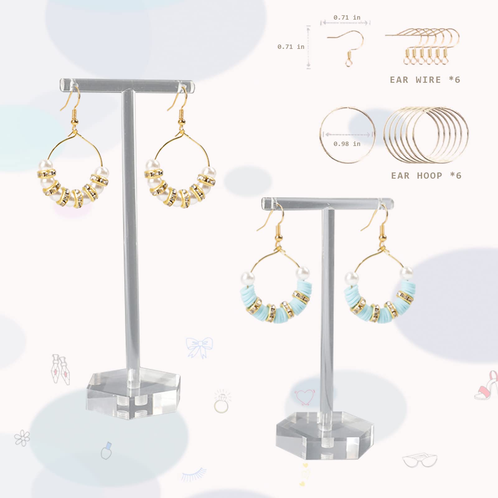 Lynnmos Clay Beads 8000 Pcs 2 Boxes Bracelet Making Kit - 24 Colors Polymer Clay Beads for Bracelet Making Set - Heishi Disc Beads for Jewelry Making kit with Charms and Gift Pack for Girls