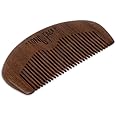 Long Face Gentleman Beard and Mustache Wood Comb, Perfect for Balms and Oils, Anti-Static, Pocket Size for all types of Beards.