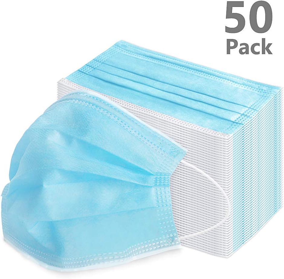 VIPITH 50 Packs Dustproof Equipment for Outdoor (Blue)