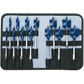 Bosch DSB5013P 13-Piece Daredevil Spade Drill Bit Set in Pouch | Wood fast drilling, drill bits for wood, spade bit set, Universally Compatible Accessory, hex shank, bits