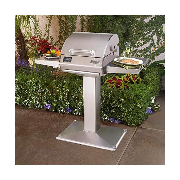 Fire-Magic-E250s-Electric-Grill-On-Patio-Post
