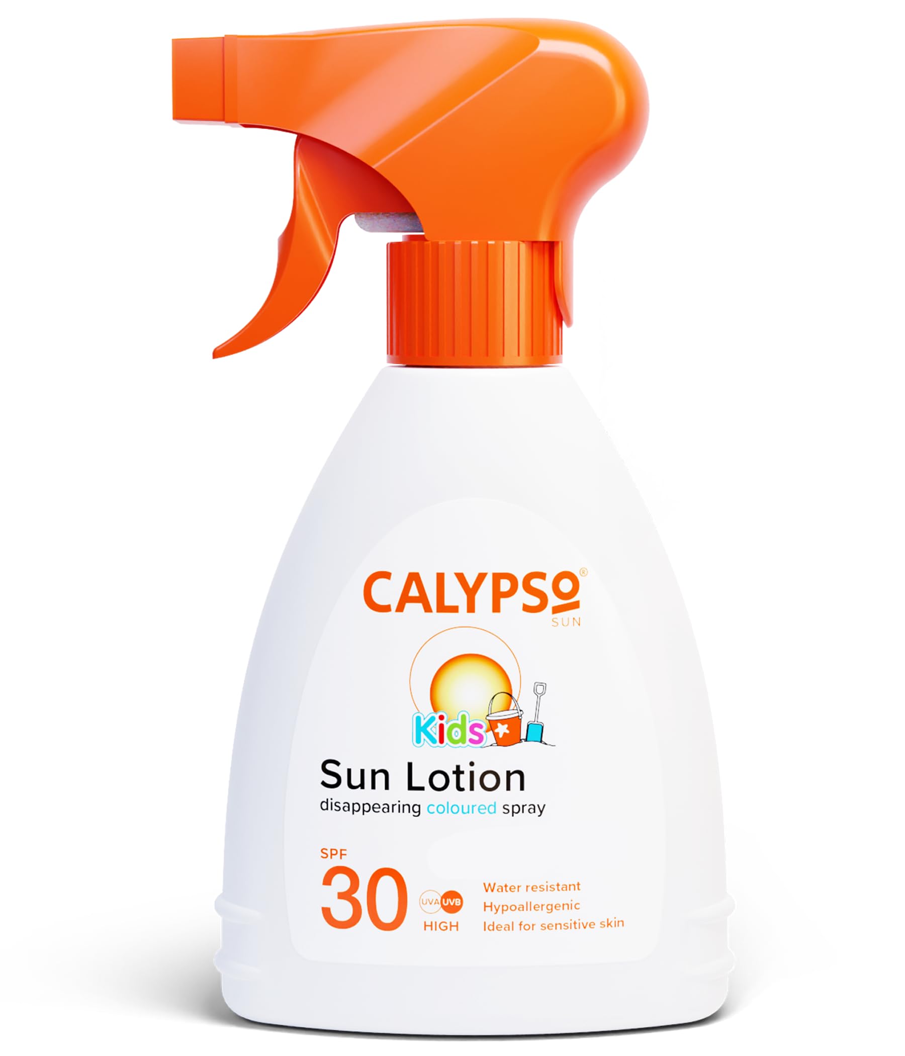 Calypso Kids Coloured Spray | Disappearing Blue Lotion | SPF 30 | 200ml