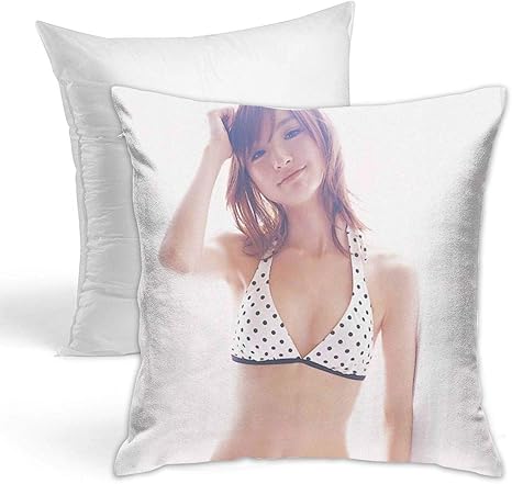 Amazon ファッションデザイン 篠田麻里子 3 スパンコール枕 枕 芯を含む 全幅のプリント ポリエステル材質 変形しにくく ボールが起きない 輸出品質 多場面に適しています 抱き枕サイズ45 X 45cm 抱き枕 オンライン通販