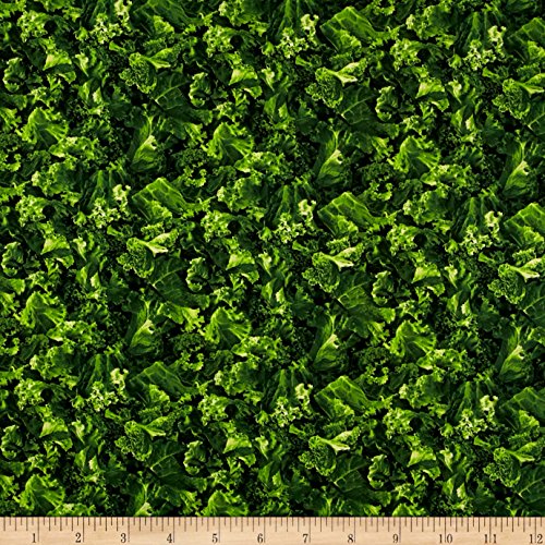 Market Medley Sliced Kale Multi Fabric By The Yard