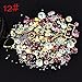 Sharemen 3D Nail Art Decorations Bling Nail Art Rhinestones (L)