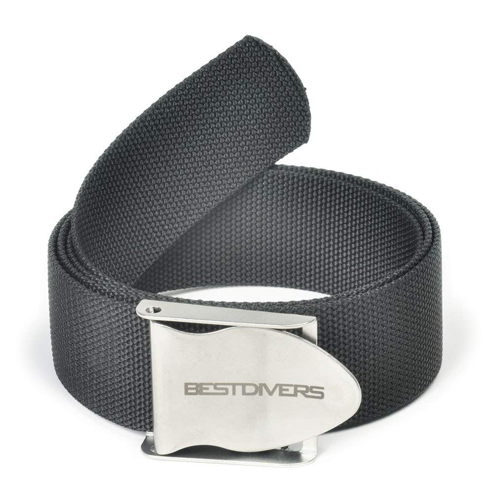 Best divers zi0140i Belt, Shots Sub, Stainless Steel Clasp, Black