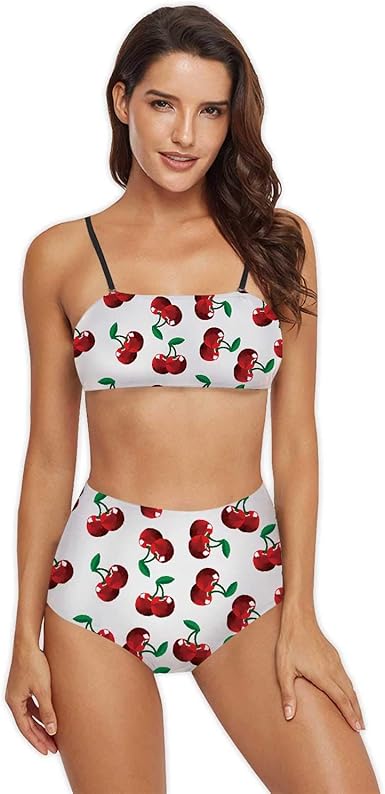 cherry bathing suit