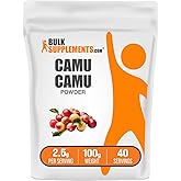 BulkSupplements.com Camu Camu Powder - Superfood Supplement, Vegan & Gluten Free, 2.5g per Serving, 100g (3.5 oz) (Pack of 1)