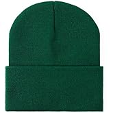 HIWIND Beanie for Men Women Knit Cuffed Winter Beanies Skull Cap Hat