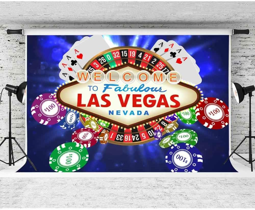 Amazon Com Fhzon Las Vegas Sign Photography Backdrop 10x7ft