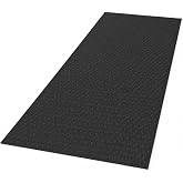 LDHHYH 4 x 8 FT Utility Truck Bed Mat, All Weather Protection Truck Bed Liner Mat Universal Size, Plastic Cargo Liner Cargo Mat for Your Truck Van SUV Pickup &ndash; Black