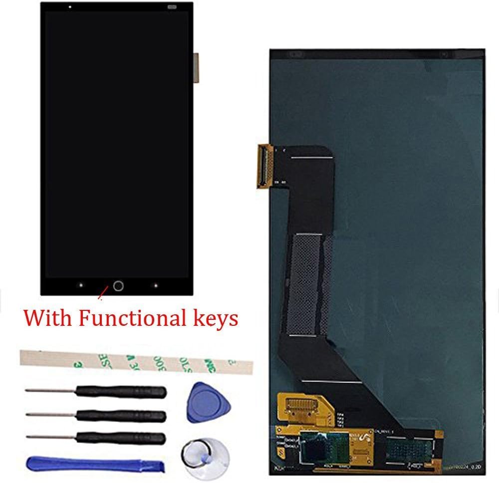LCD Display Touch Screen Digitizer Assembly Replacement for ZTE Axon 7 A2017 Amoled A2017U A2017G (Black)