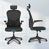 nasapaluro Office Desk Chair Ergonomic High Back with Adjustable Headrest view 7