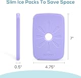 TOURIT Ice Packs for Lunch Bags Reusable Slim Long Lasting Cooler Pack view 2