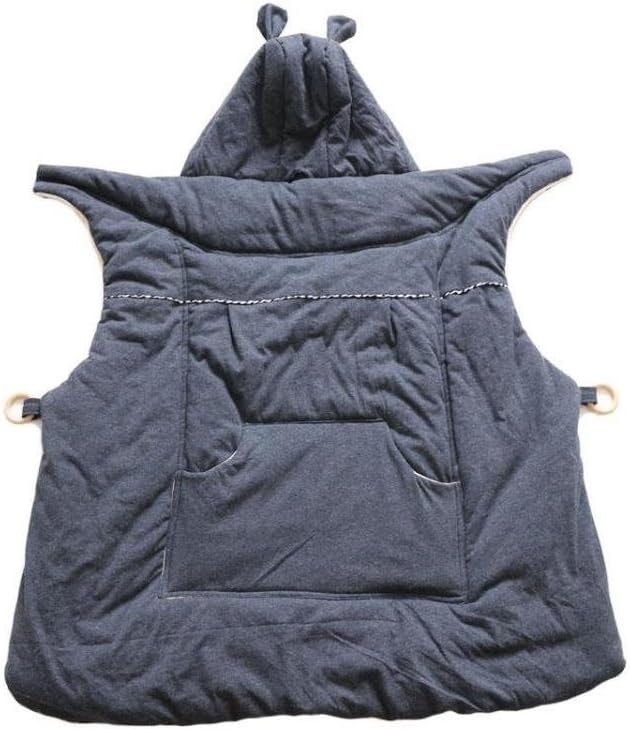 SHWOO Ergonomic Baby Carrier cover Winter hat with thick windproof child cloak cloak，large, A