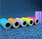 Paperang P1 color stickers thermal paper 5730 with adhesive photo printing paper 6 rolls different color