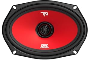 MTX Terminator69 60 Watt RMS 2 Way Polypropylene Coaxial Car Speakers, (1 Pack)