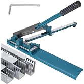 Helivivfy Cable Tray Cutting Tool PVC Cable Tray Cutter with Ruler, suitable for open-type plastic cable trays and covers, 45&deg;/90&deg; PVC Cable Tray Cutter Manual Guide Rail Cutter