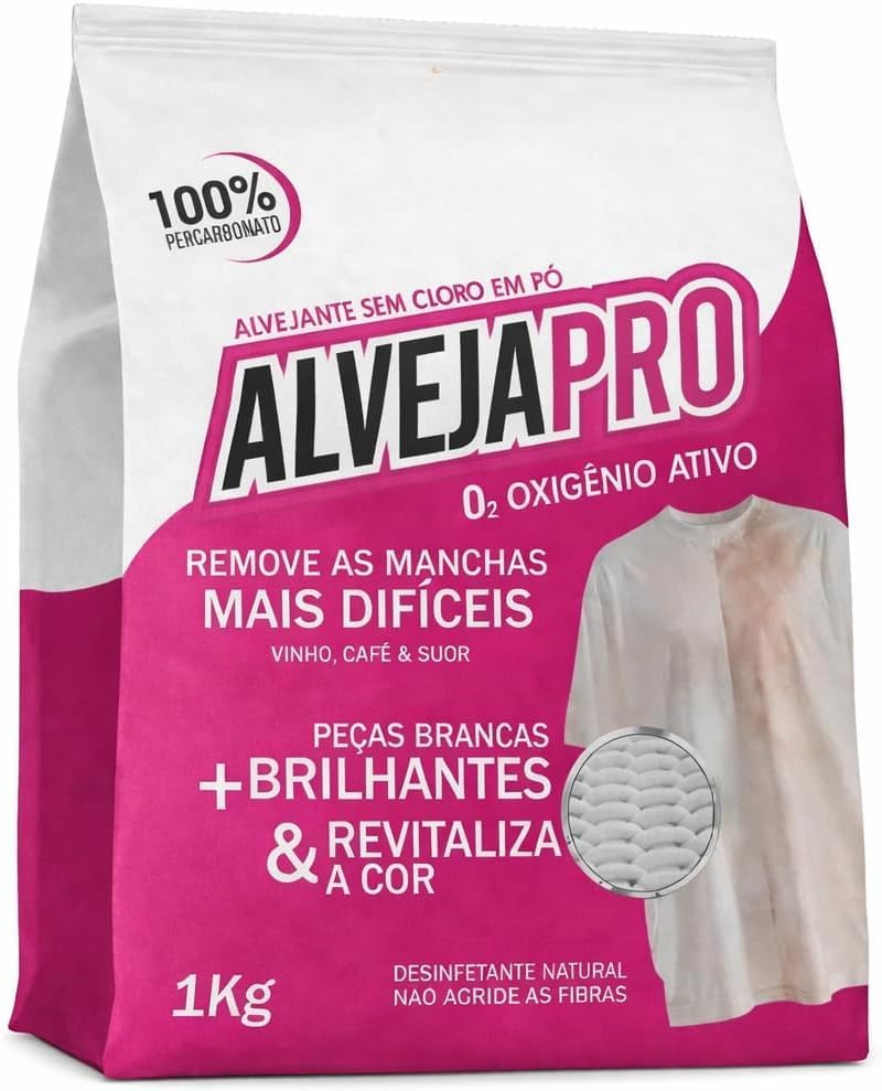 Percarbonato de Sódio 100% Puro – Removedor de Manchas e Multiuso de Limpeza (Embalagem pode sofrer variações)