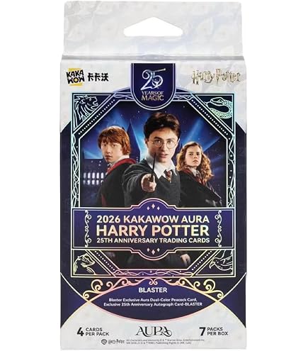 Amazon.com: 2026 Kakawow Harry Potter Aura Hobby Trading Card Box