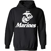 Lucky Ride US MARINES SWEATSHIRT USMC HOODIE MARINE CORPS