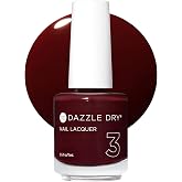 Dazzle Dry Nail Lacquer, Step 3 &ndash; Passionate Red (0.5 fl oz) | A Deep Red Wine With A Dark Twist &middot; Full Coverage &middot; Cream Finish &middot; Quick-Dry