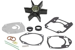 MARKGOO 8M0205803 Water Pump Impeller Repair Kit for Mercury Outboard 175 200 225 250 300 HP 300R 3.4L 4.6L V6 V8 Boat Motor Engine Parts Replacement 8M0142980