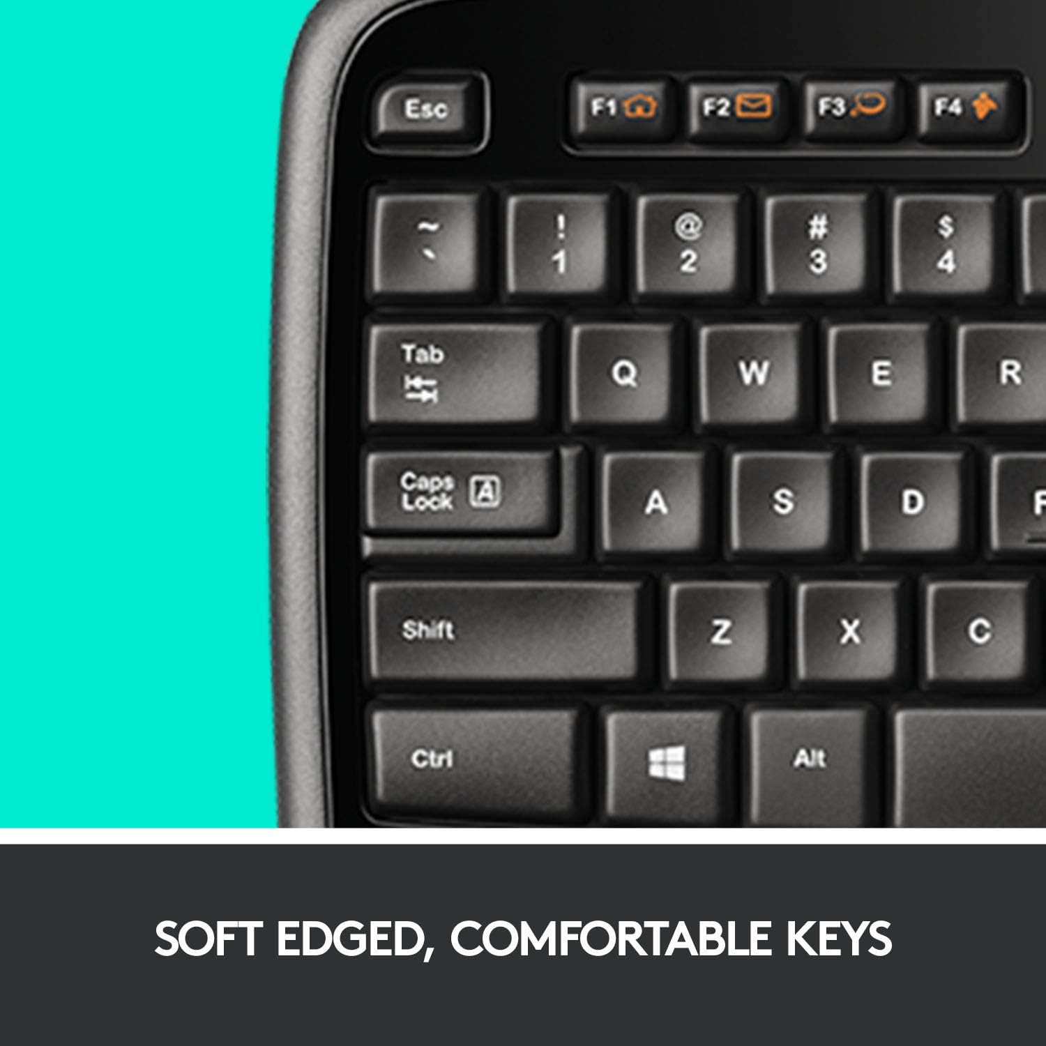 Logitech MK710 Wireless Keyboard and Mouse Combo — Includes Keyboard and Mouse, Stylish Design, Built-In LCD Status Dashboard, Long Battery Life: Electronics