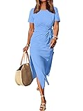 ANRABESS Women's 2025 Summer Maxi Tshirt Dress