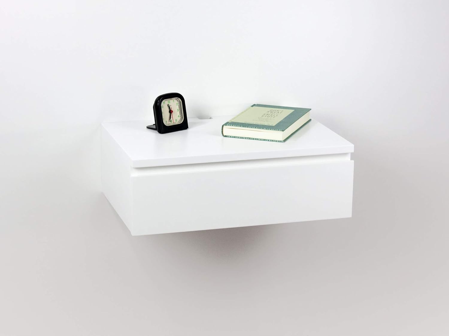 Sleek Floating Nightstand Drawer, Wall Mount Side Table, Floating Bedside Table Amazon.ca Handmade