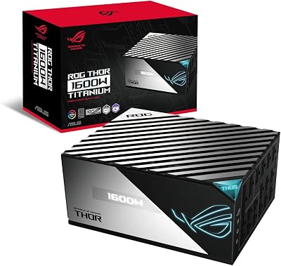 ASUS ROG Thor 1600W Titanium Power Supply with OLED Display Aura Sync