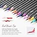 Arrtx Watercolor Markers, 48 Colors Real Brush Pens Water Based Watercolor Brush Pens with Flexible Brush Tips for Painting, Drawing, Coloring, Calligraphy, Manga and More