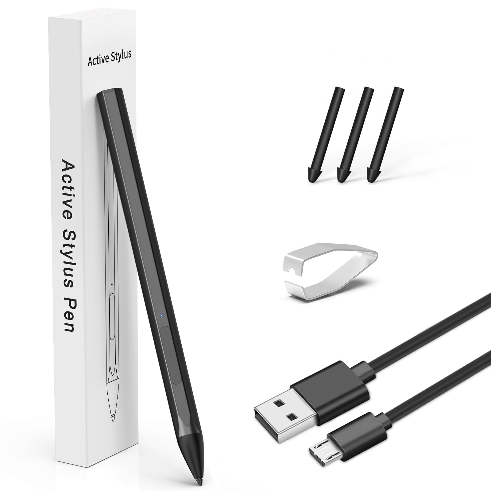 Stylus Pen Mpp For HP (2500 Hours Battery Life), Active Pen
