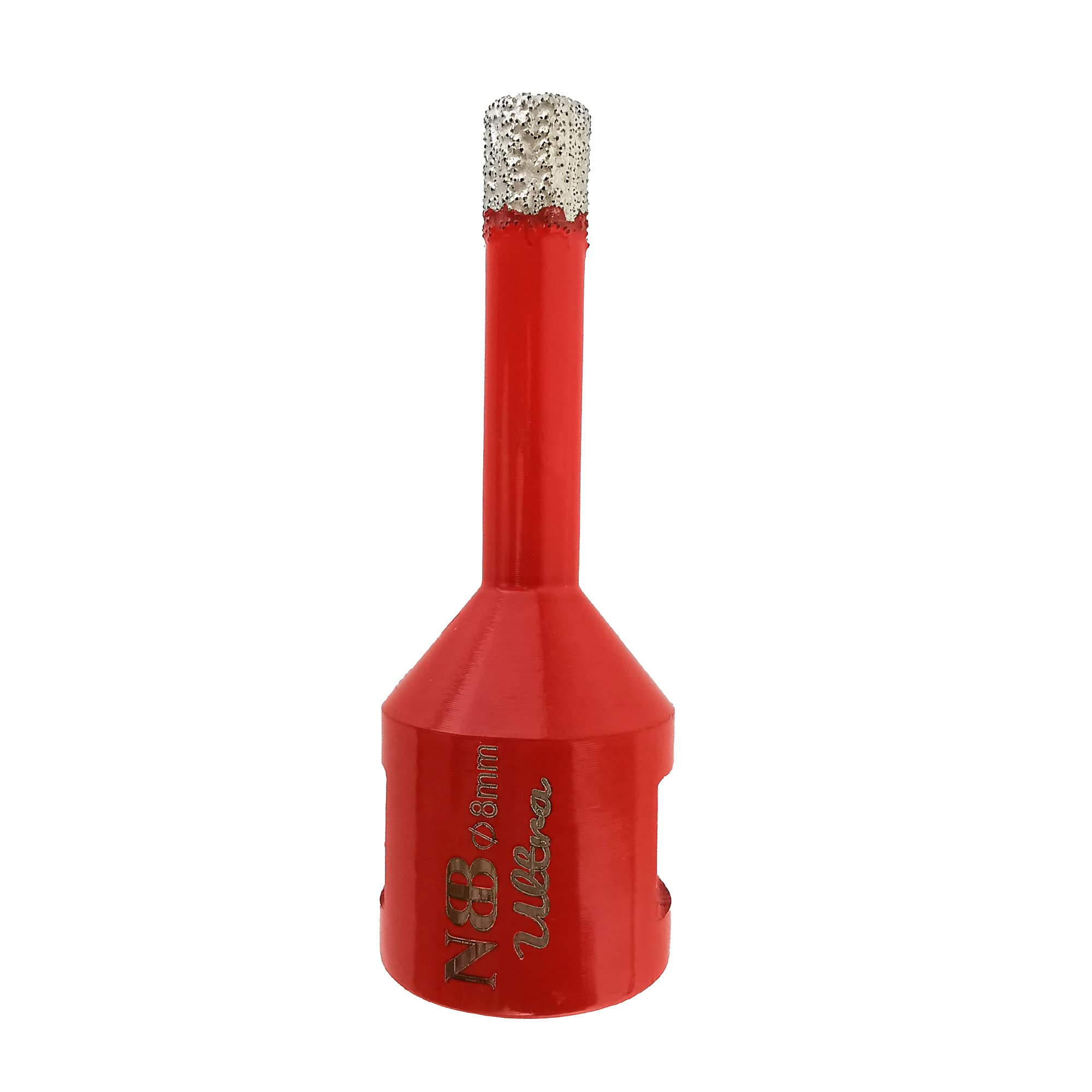 NBB Diamond Hole Saw Diamond Core Drill Bit with M14 in Ultra Quality Diamond Crown for Dry and Wet Drilling in Porcelain Ceramic Tile Granite Marble for Angle Grinder (1pc, 8mm)