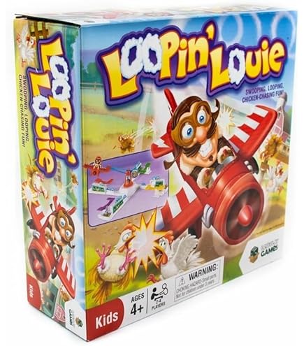 Hasbro 15692398 Looping Louie Kinderspiel, Lustiges 3D Spiel, Partyspiel Für Kindergeburtstage & Erwachsene, 2-4 Spieler, Ab 4 Jahren & Hasbro Gaming Gaming Twister Spiel