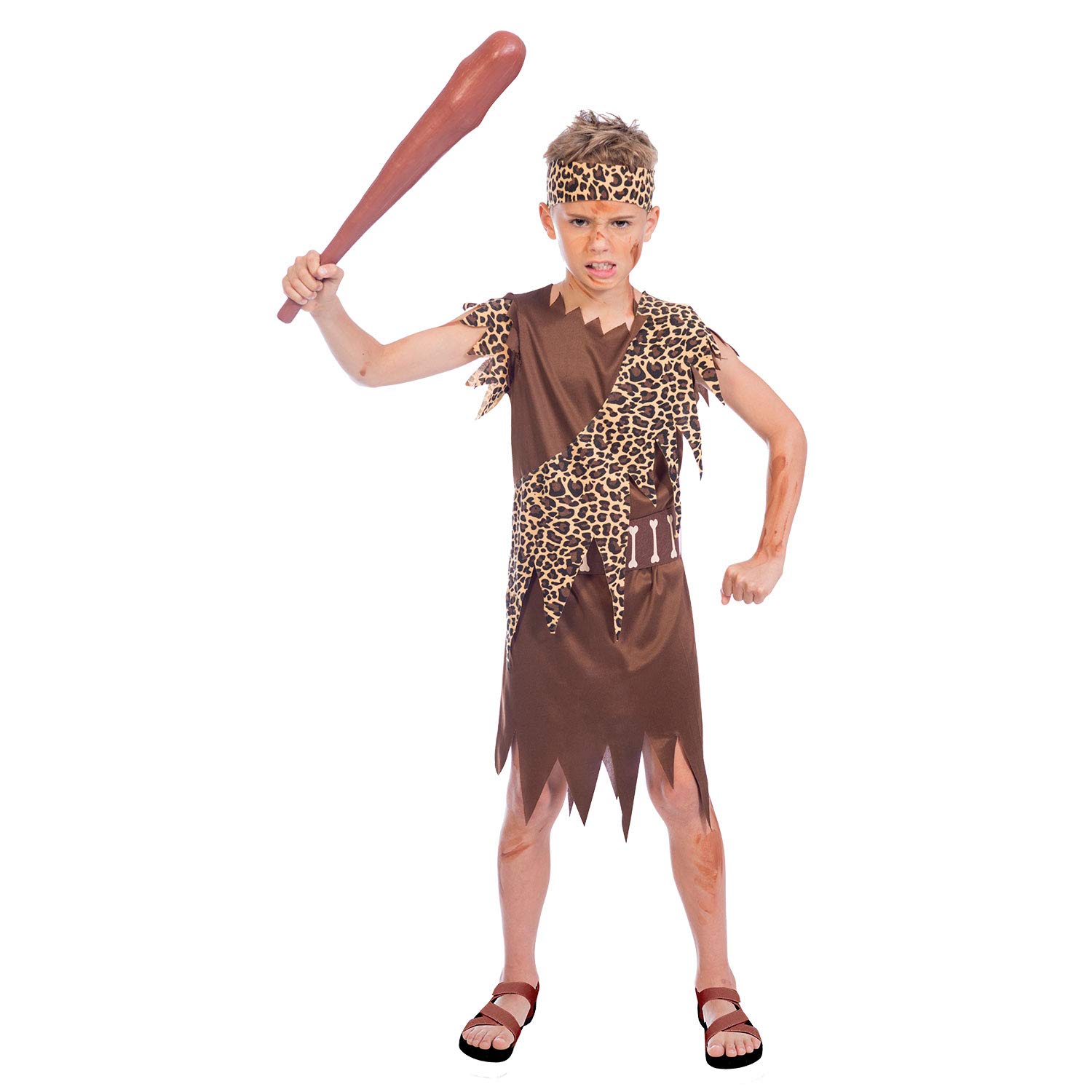 amscan International 9904446 Costume, Girls, Cave Boy 10-12 years